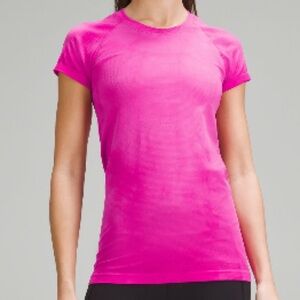 Lululemon Swiftly Tech Short Sleeve Shirt Hip Length Size 4